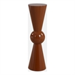 Uttermost Hepler Gloss Terracotta Drink Table in Brown