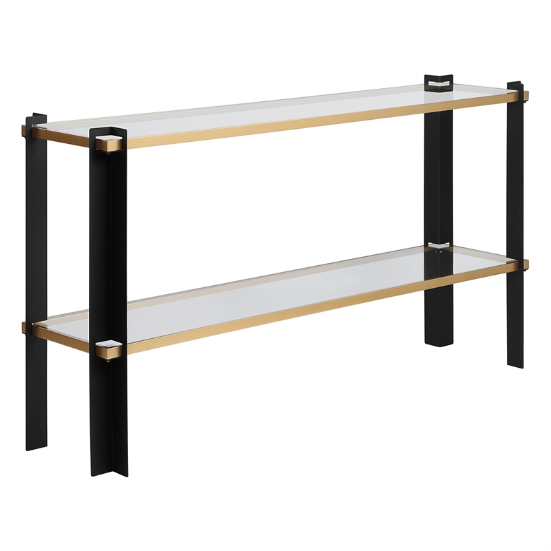 Uttermost Cunene Contemporary Console Table in Multi-Color