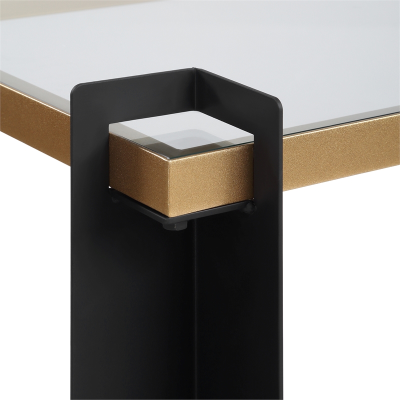 Uttermost Cunene Contemporary Console Table in Multi-Color