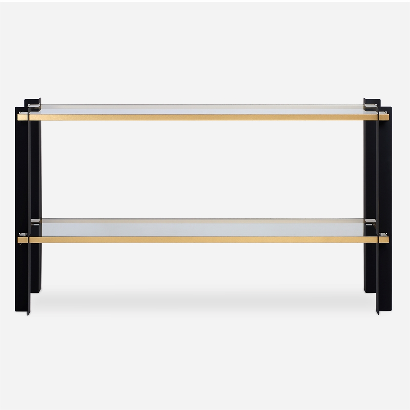 Uttermost Cunene Contemporary Console Table in Multi-Color