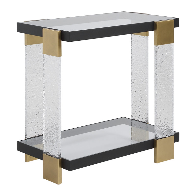 Uttermost Bendena Modern Side Table in Multi-Color