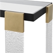 Uttermost Bendena Modern Side Table in Multi-Color