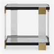 Uttermost Bendena Modern Side Table in Multi-Color