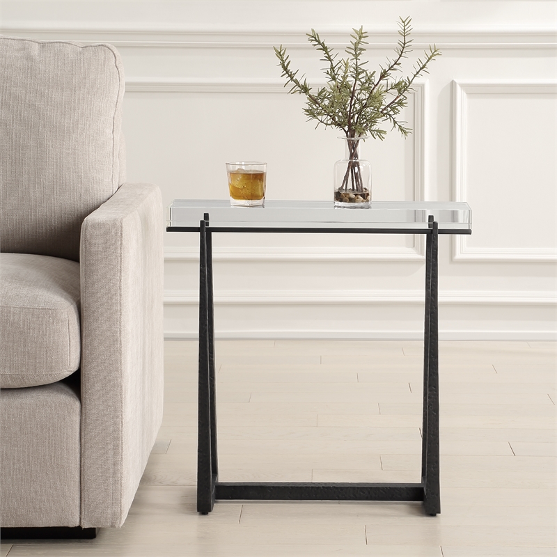 Uttermost Midas Bronze Accent Table