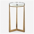 Uttermost Midas Antique Gold Accent Table