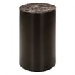 Uttermost Welling Modern Metal Side Table in Chocolate