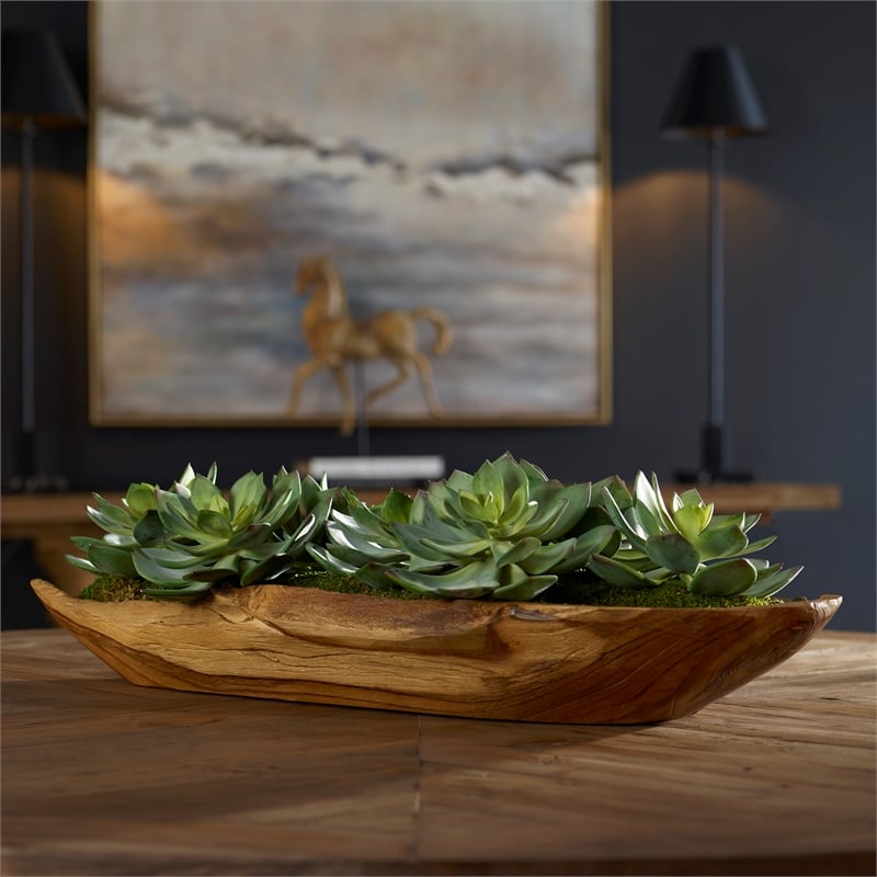 Uttermost Yuma Succulent Centerpiece in Multi-Color