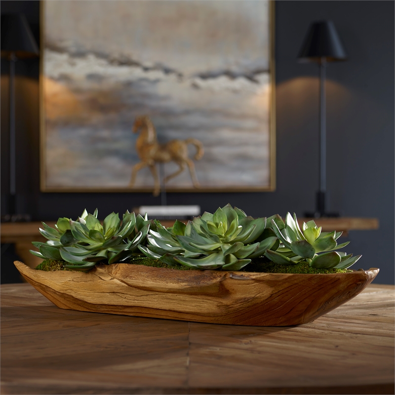 Uttermost Yuma Succulent Centerpiece in Multi-Color