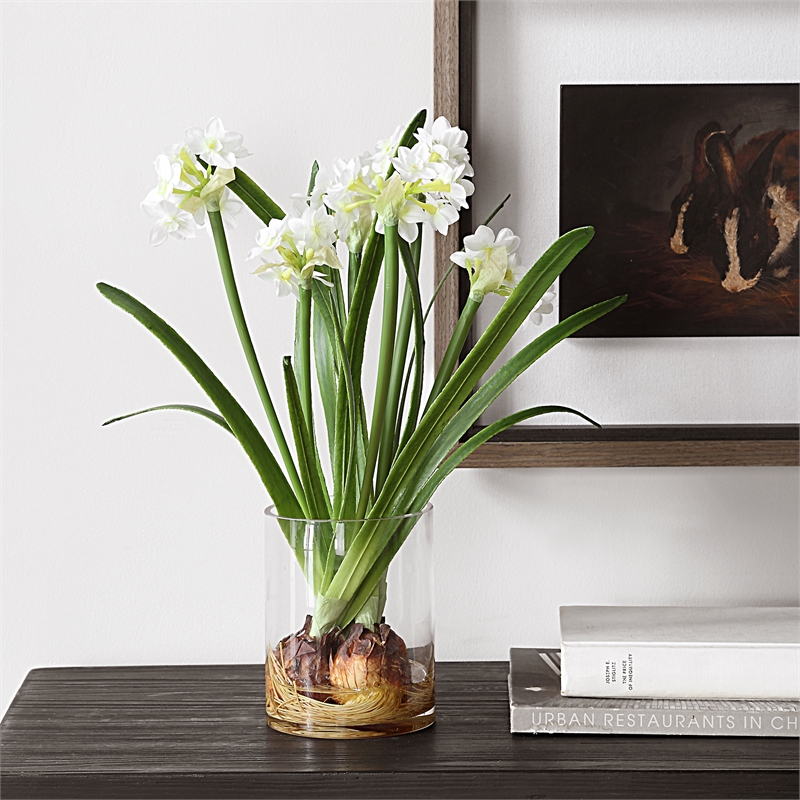 Uttermost Lacey Daffodil Accent Arrangement in Multi-Color
