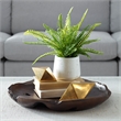 Uttermost Boston Fern In White Ceramic Pot in Multi-Color