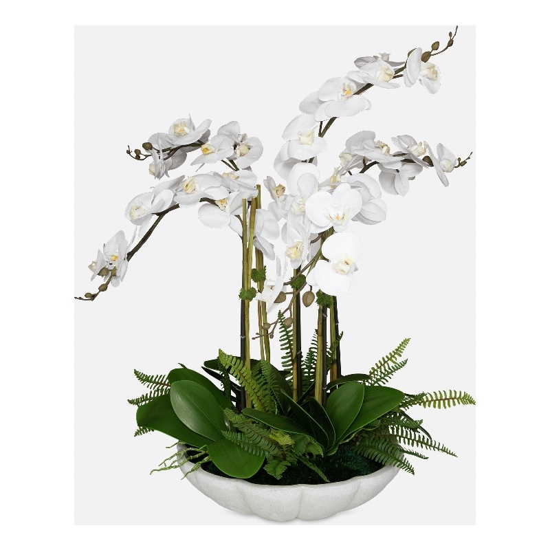 Uttermost Flourish Orchid Centerpiece in Multi-Color