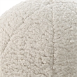 Uttermost Capra Ball Sheepskin Pillows in Off White (Set of 2)