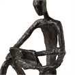 Uttermost Sit Back Relax And Read Iron Sculpture in Brown