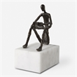 Uttermost Sit Back Relax And Read Iron Sculpture in Brown