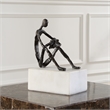 Uttermost Sit Back Relax And Read Iron Sculpture in Brown