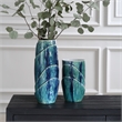 Uttermost Tranquil Duo Vases in Blue (Set of 2)