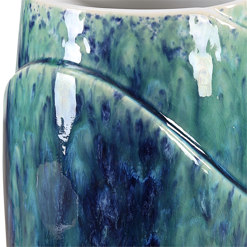 Uttermost Tranquil Duo Vases in Blue (Set of 2)
