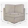 Uttermost Refuge Sand Corner Sofa