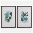 Uttermost Blueprints Watercolor Prints in Multi-Color (Set of 2)