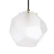 Uttermost Geodesic 1 Light Mini Pendant in Antique Brass