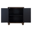 Uttermost Mayenne 2 Door Oak Wood Cabinet in Dark Oak