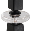Uttermost Ebon Glow Floor Candleholders in Black (Set of 2)