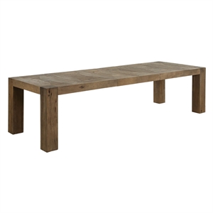 Uttermost Aldan Reclaimed Oak Wood Dining Table in Natural