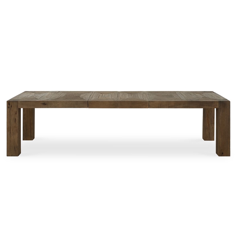 Uttermost Aldan Reclaimed Oak Wood Dining Table in Natural