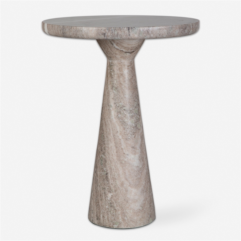 Uttermost Stour Marble Accent Table in Multi-Color