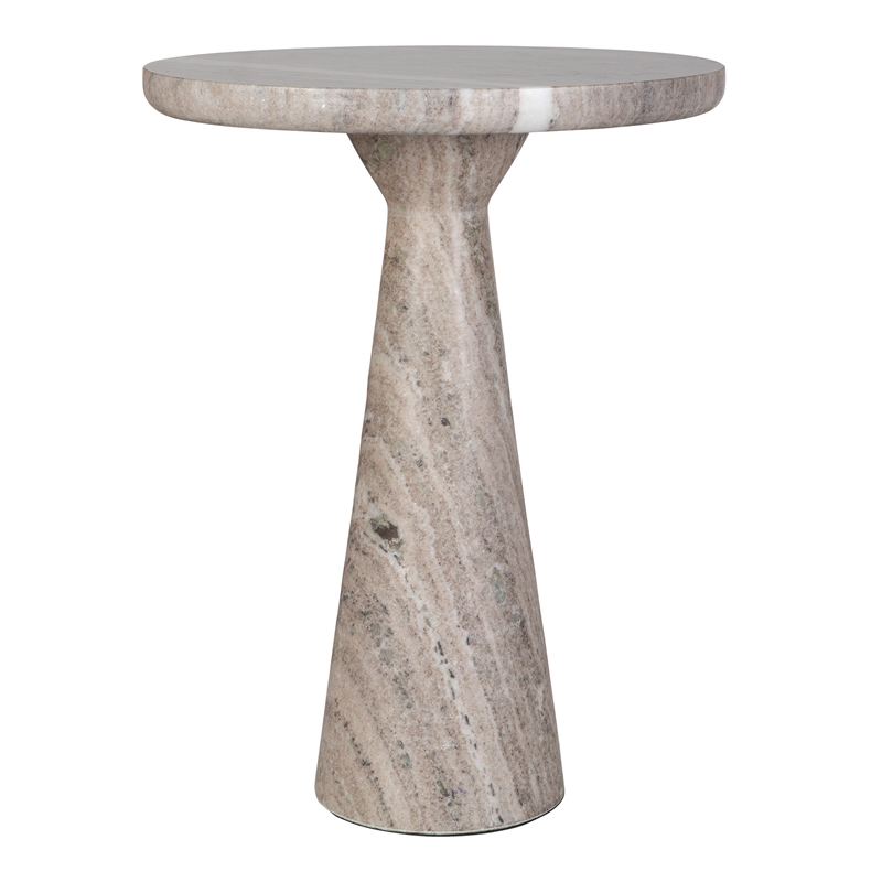 Uttermost Stour Marble Accent Table in Multi-Color