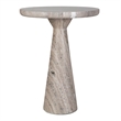 Uttermost Stour Marble Accent Table in Multi-Color