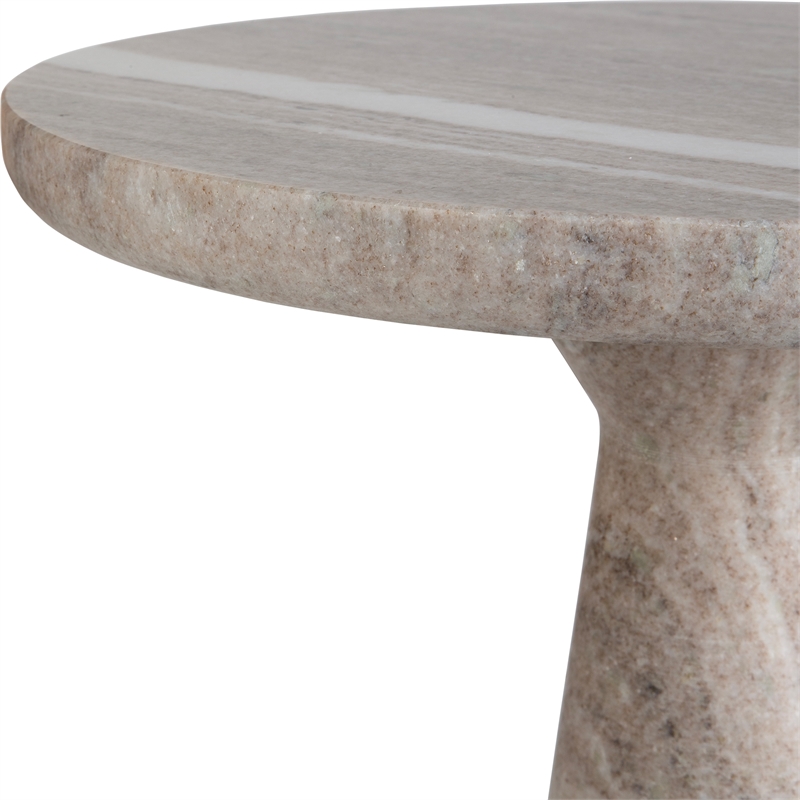 Uttermost Stour Marble Accent Table in Multi-Color