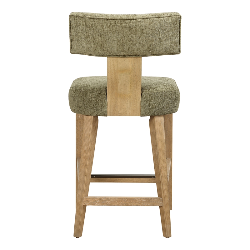 Uttermost Elysian Moss Counter Stool in Green