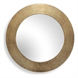 Uttermost Tano Antique Brass Round Mirror