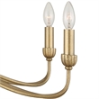 Uttermost Corella 8 Light Chandelier in Gold