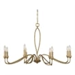 Uttermost Corella 8 Light Chandelier in Gold