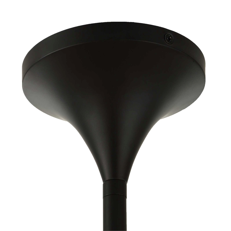Uttermost Dewdrop 1 Light Glass Shade Pendant in Black