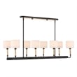 Uttermost Franconia 8 Light Pendant in Black