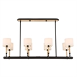 Uttermost Franconia 8 Light Pendant in Black
