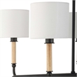 Uttermost Franconia 8 Light Pendant in Black
