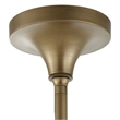 Uttermost Biddeford 6 Light White Beaded Pendant in Gold