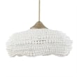 Uttermost Biddeford 5 Light White Beaded Pendant