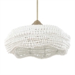 Uttermost Biddeford 5 Light White Beaded Pendant