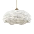 Uttermost Biddeford 5 Light White Beaded Pendant