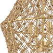 Uttermost Macrame 4 Light Rope Pendant in Gold