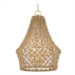 Uttermost Macrame 4 Light Rope Pendant in Gold