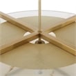 Uttermost Cresson 4 Light Drum Pendant in White