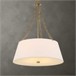 Uttermost Andalucia 4 Light Drum Pendant in White