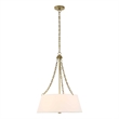Uttermost Andalucia 4 Light Drum Pendant in White