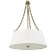 Uttermost Andalucia 4 Light Drum Pendant in White